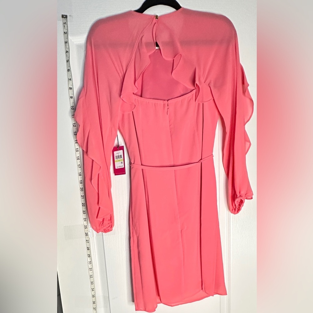 Vince Camuto Mini Dress, Coral Size 4 - Picture 7 of 7